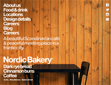 Tablet Screenshot of nordicbakery.com